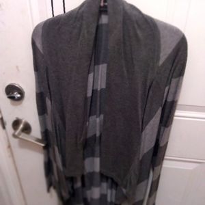 Calvin Klein striped long cardigan